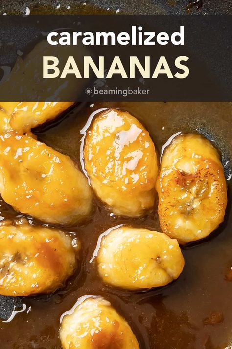 Bananas Recipe, Coconut Chia Pudding, Vanilla Ice Cream Recipe, Vanilla Caramel, Caramelized Bananas, Chia Pudding Recipes, Healthy Recipes Easy Snacks, Banana Dessert, Overnight Oats Recipe