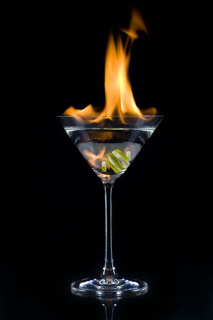 Flaming Lime | This is my first shot for the strobist group.… | Flickr Flaming Cocktails, Flaming Drinks, Liquor List, Martini Recipes, Fruit Cocktails, Pretty Drinks, Vermouth, Party Drinks, Adult Drinks