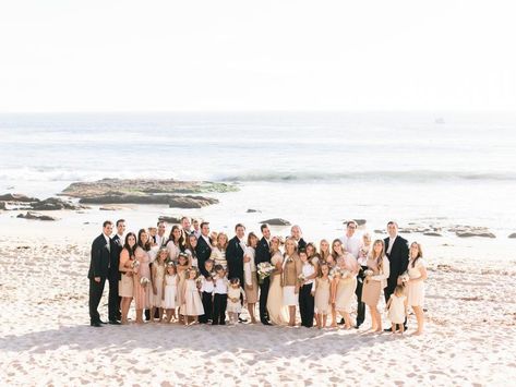 Family Wedding Pictures, Wedding Pictures Beach, Beach Wedding Pics, Wedding Guests Photos, Wedding Group Photos, Small Beach Weddings, Family Wedding Photos, Beach Wedding Guests, Kauai Wedding