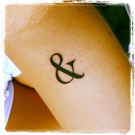 Mine and Tristans new tattoos.The Ampersand, like a broken infinity symbol, says nothing last forever but there's always an "&". He and I have both been through a lot but he's my "&" ♡♥♡ @Tristan O'Tierney Brock Nothing Lasts Forever, Subtle Tattoos, Infinity Symbol, English Words, Infinity Tattoo, New Tattoos, Jesus Fish Tattoo, Artist Inspiration, Print Making