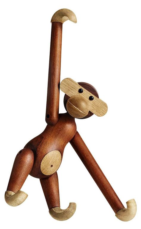 Affe, klein von Kay Bojesen: Amazon.co.uk: Kitchen & Home Birthday Gift Picture, Monkey Wood, Lagom Design, Nordic House, Monkey Doll, Art Toys Design, Monkey Design, Wooden Figurines, Wooden Animals