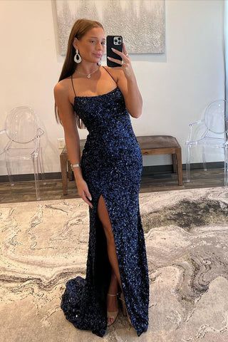 Blue Sequin Prom Dress, Prom Dresses Sparkly, Sequin Prom Dress, Sequin Prom Dresses, Long Prom Dresses, Prom Dresses Lace, Prom Dresses Blue, Hoco Dresses, Mermaid Prom Dresses