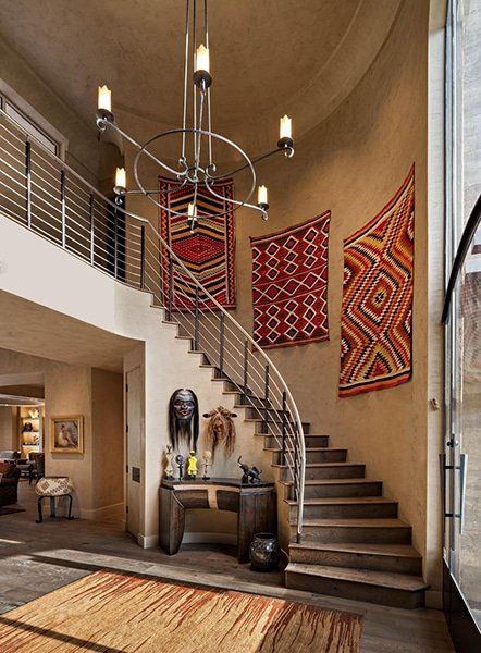 Gainey Ranch — UDA Ltd. Native American Interior Design Ideas, Southwest Entryway Ideas, American Indian Home Decor, Native American Architecture, Native American Interior Design, Native American Living Room, Nature Inspired Interior, Arizona Architecture, Native American Houses