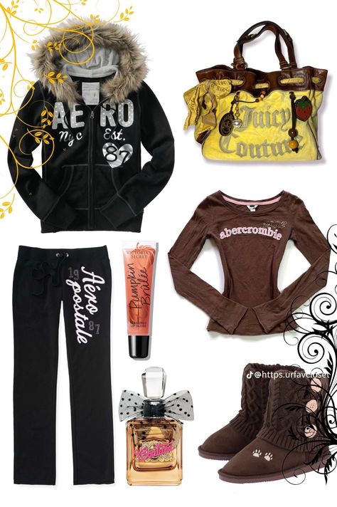 2000s Fashion Outfits Winter, 2000s Fashion Winter, 2000s Fashion Fall, Y2k Style Outfits, 2000s Outfit Ideas, Outfit Icon, Mcbling Fashion, Icon Fashion, Trashy Outfits