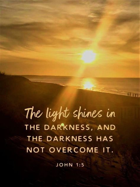 Bible Verses For Teens, Light Shines In The Darkness, John 1 5, Sun Life, Jesus Paid It All, Light Quotes, Living Photo, Gods Love Quotes, Ayat Alkitab