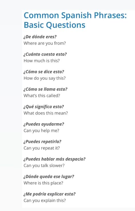 Spanish Exercises, Spanish 101, Spanish Slang, Useful Spanish Phrases, Spanish Words For Beginners, Basic Spanish Words, Spanish Basics, Mexican Spanish, Learning Languages Tips