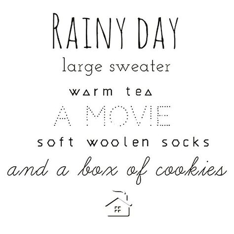 Sounds like the perfect afternoon to me! #letitrain Friday Rainy Day Quotes, Cozy Day Quotes, Raindrop Quotes, Raindrops Quotes, Rainy Days Quotes, Deep Sentences, Rain Beautiful, Comfy Things, New York Rain