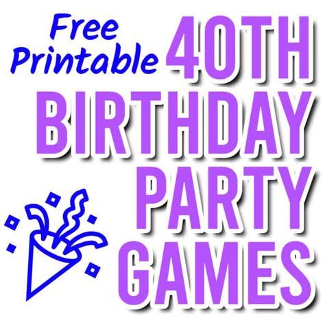 40th Birthday Games For Women Fun, Funny 40th Birthday Games, 40th Birthday Drinking Games, Games To Play At A 40th Birthday Party, 40th Birthday Party Games For Women, Games For 40th Birthday For Men, Birthday Games For Adults Free Printable, Over The Hill Party Games, Adult Birthday Party Activities