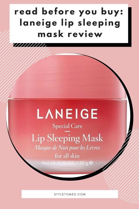 This trusty overnight lip mask works for MOST, but there's an unexpected effect to watch out for. It's not the holy grail reviewers would like you to believe it is. #beautyreviews Diy Lip Mask, Overnight Lip Mask, Lip Treatments, Lip Sync Battle, Laneige Lip, Mask Style, Lip Smackers, Laneige Lip Sleeping Mask, Diy Lips