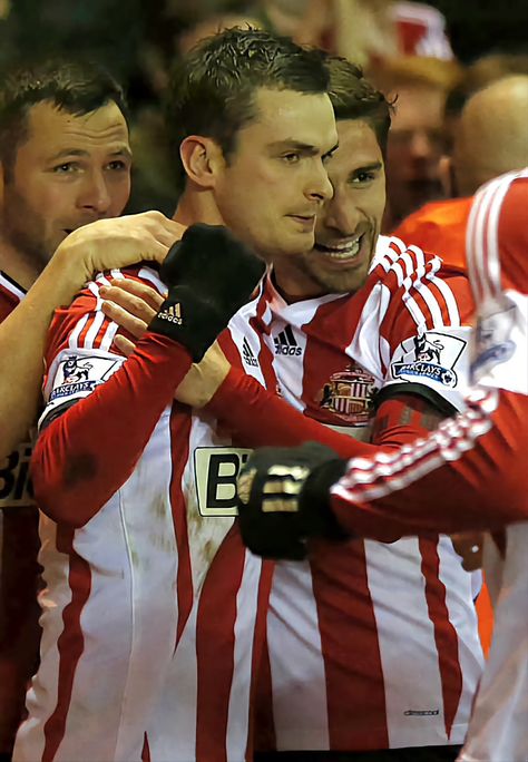 Adam Johnson v Stoke City - January 29, 2014. Adam Johnson, Stoke City, January 29, Stoke City Fc