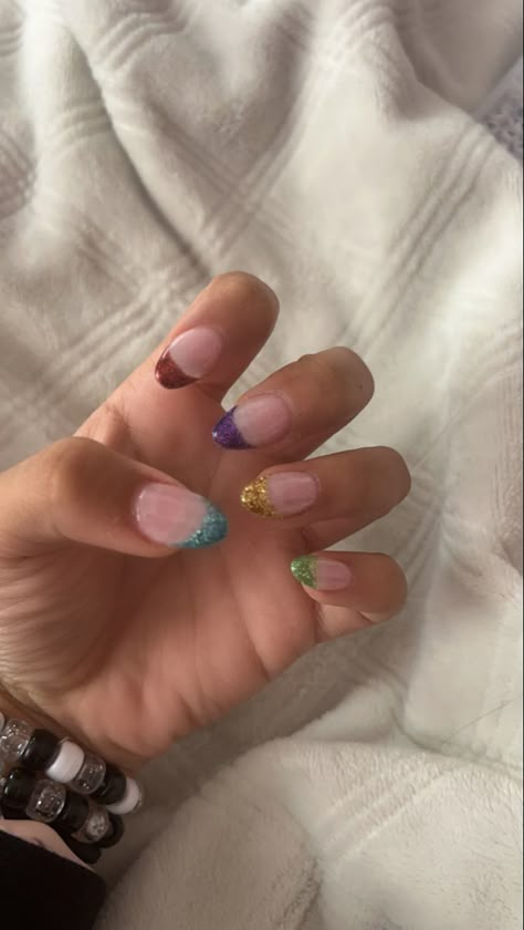 Taylor Swift Concert Nails Reputation, Taylor Swift Eras Tour Nails French Tip, Eras Tour Nail Ideas Folklore, Taylor Swift Nails Inspired Eras Tour French Tip, Fearless Inspired Nails, Eras Tour Nail Ideas French Tip, Eras Tour French Tip Nails, Eras Tour Nails Fearless, Taylor Swift Nail Ideas Speak Now