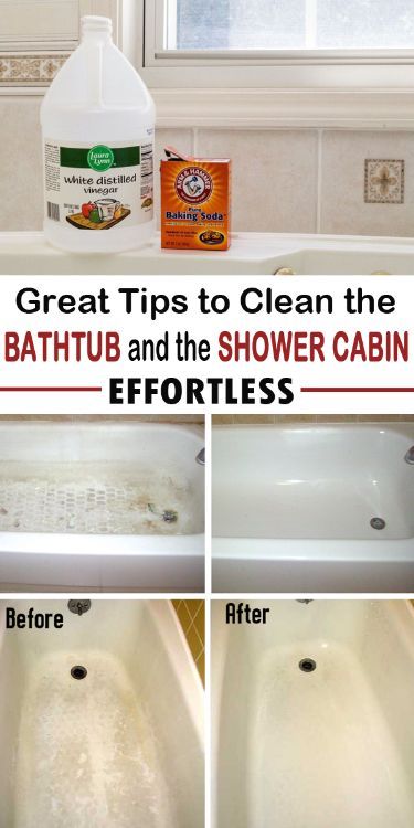 Bathtubs can get dirty. See 10 fantastic ways to clean them - Cooktop Cove Cleaning Painted Walls, Clean Bathtub, Tub Cleaner, Bathroom Cleaning Hacks, Deep Cleaning Tips, Shower Cabin, Household Cleaning Tips, Diy Cleaners, Cleaners Homemade