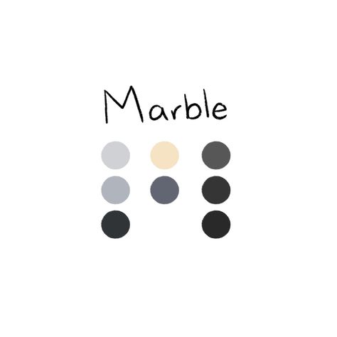 Marble color palette + example | Genevieve's Design Studio on Patreon Marble Palette, Gem Colour Palette, Black Marble Color Palette, Gemstone Colour Palette, Marble Color Palette, Gold Procreate Palette, Hex Codes, Color Picker, Learning Graphic Design