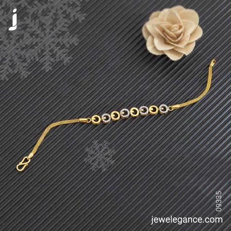 The bracelet that makes your wrist attractive... . Search for the Product Code '09335' on www.jewelegance.com . #myjewelegance #jewelegance #bracelet #czbracelet #statementbracelet #braceletofinstagram #gemstonejewellery #gemstoneglam #gemstone #beautifuljewelry Gold Breslate Design, Breslate Design, Simple Gold Bangle, Gold Bracelet Simple, Latest Blouse Designs Pattern, Latest Bracelets, Modern Gold Jewelry, Cz Bracelet, Bracelet Simple