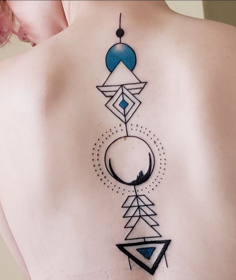 Destiny 2 hunter tattoo spine Destiny 2 Tattoo Hunter, Destiny 2 Hunter Tattoo, Destiny Hunter Tattoo, Destiny Tattoo Game, Destiny 2 Tattoo Ideas, Destiny Tattoos, Destiny 2 Tattoo, Hunter Tattoo Ideas, Astronomy Tattoos