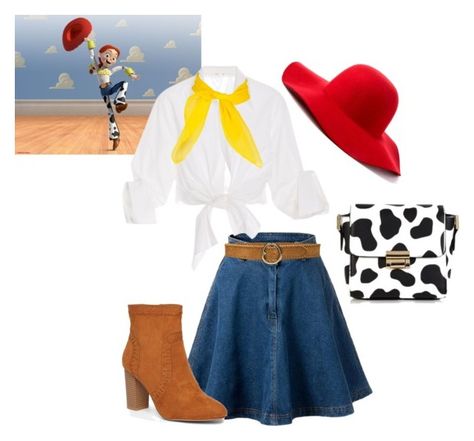 Disney Bounding Toy Story Jessie, Disney Bounding Jessie, Costume Day Ideas, Disney Ideas Outfits, Disney Dress Up Ideas, Jessie Disneybound, Character Day Outfits, Outfit Halloween Ideas, Outfit Theme Ideas