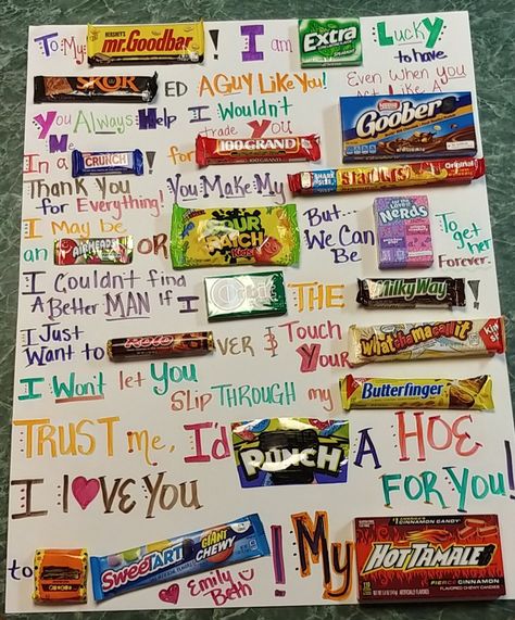 Surprise Boyfriend Just Because, Candy Poems For Boyfriend, Candy Basket For Boyfriend, I Love You Basket For Boyfriend, Candy Poster Board For Boyfriend, Candy With Notes For Boyfriend, Boyfriend Gift Basket Just Because, Candy Puns For Boyfriend, Just Because Boyfriend Gifts