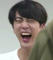 Bts seokjin Jin Taehyung Cute, Laughing Face, Bts Meme Faces, Jung So Min, Bts Reactions, Friend Memes, Memes Bts, 웃긴 사진, Jin Bts