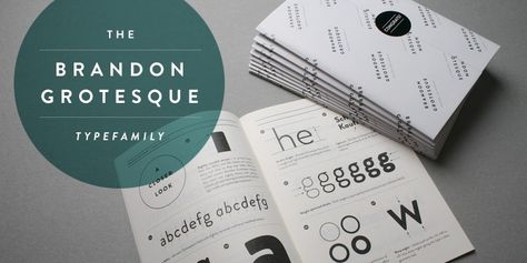 Brandon Grotesque Type Family Brandon Grotesque, Typography Images, Popular Fonts, Great Fonts, Font Inspiration, Typeface Design, Font Download, Typography Letters, Typography Inspiration