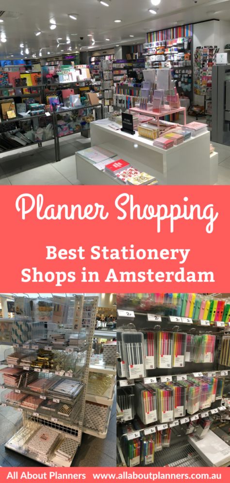 Stationery Shops, Stationery Haul, Amsterdam Shopping, Stationary Shop, Dot Grid Journal, Fineliner Pens, Paper Store, Red Light District, Netherlands Travel