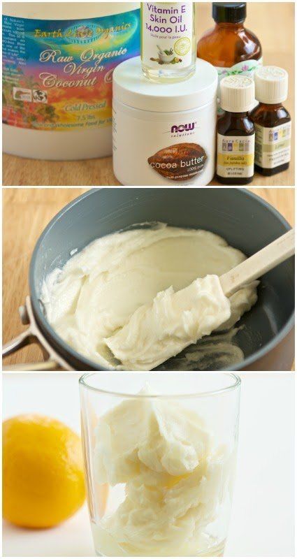 Body butter is awesome in any form. It is so rich and luxurious that you just can’t help but love it. We found an awesome lemon cream body butter recipe over at GI 365 that you are simply going to love. The recipe is great for dry or scaly skin and with summer coming on, you are certainly going... Lemon Body Butter, Body Butter Recipe, Scrub Homemade, Homemade Body Butter, Homemade Moisturizer, Diy Body Butter, Body Butters Recipe, Diy Lotion, Diy Kosmetik