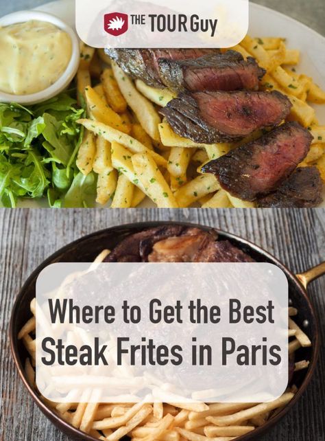 Paris Steak Frites, Grilled Prime Rib, Parisian Food, Steak And Chips, Rib Steak, The Best Steak, Dinner In Paris, Hanger Steak, Homemade French Fries