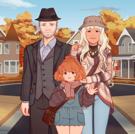 Say hello to the Baumann family! Tamarack and her Omi and Opa (grammy and grandpa). She comes to live with them at the start of the story (her parents are working, not dead, haha). What lovely folks 💕 #indiedev | #vndev | #vnlink | #visualnovel | #ourlife https://t.co/JxuTSp1G6n Tamarack Baumann, Our Life Now And Forever Game, Our Life Now And Forever, Novel Games, Life Moments, Life Memes, Stardew Valley, Now And Forever, Visual Novel