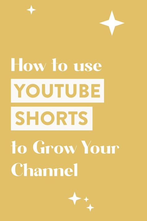 A yellow Pinterest graphic with text that reads: How to use YouTube Shorts to Grow your Channel from It's Modern Millie. Youtube Growth Tips, Grow On Youtube, Youtube Video Ideas, Youtube Aesthetic, Youtube Growth, Youtube Marketing Strategy, Social Media Course, Social Media Content Strategy, Start Youtube Channel