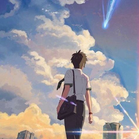 Mitsuha And Taki, Couple Pp, Your Name Anime, Love Wallpaper Backgrounds, Cool Anime Backgrounds, Anime Couple, Couples Icons, Love Wallpaper, Anime Background