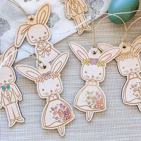 Get crafty this Easter with delightful tags designed for personalized gifts, making every celebration memorable while engaging kids in fun activities. Laser Cut Wood Crafts, Easter Tags, Puppet Show, Personalized Easter, Tag Design, Easter Fun, Wooden Crafts, 3d Wall, Wall Panels