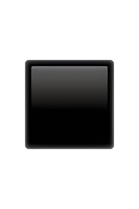 The emoji ⬛ depicts a large, solid black square. It has four equal sides and is completely filled with the color black. It appears as a simple, geometric shape with no additional features or details. Ios Emojis, Emoji Copy, Apple Emojis, Emoji Dictionary, Black Emoji, Geometric Photography, Emoji Cat, Emoji Black, Ios Emoji