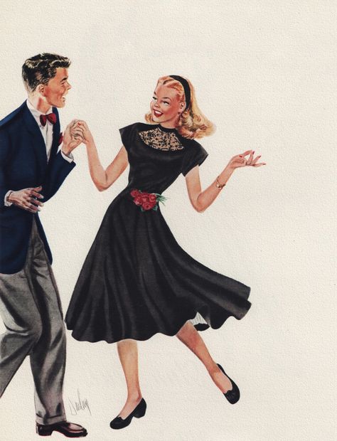 Dancing - 1947 Roger Wilkerson, Date Dress, Vintage Dance, Jitterbug, 2000 Fashion, Vintage Couples, Swing Dancing, Swing Dance, Shall We Dance