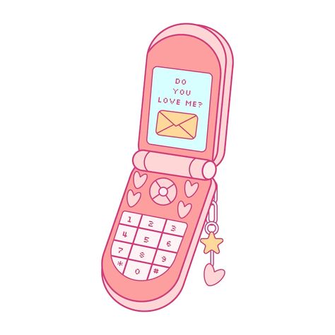 2000s Phone, Technology Aesthetic, Los 90s, Emoji Stickers Iphone, Mobile Stickers, Y2k Phone, Old Technology, Aesthetic Retro, Retro Phone