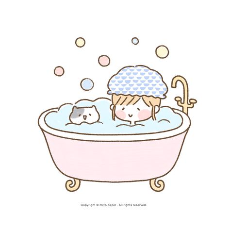 Shower Cartoon Aesthetic, Chinese Posters, Grid Wallpaper, Kawaii Animals, Learn To Draw, Cute Icons, Daily Routine, Drawing Reference, Pose Reference