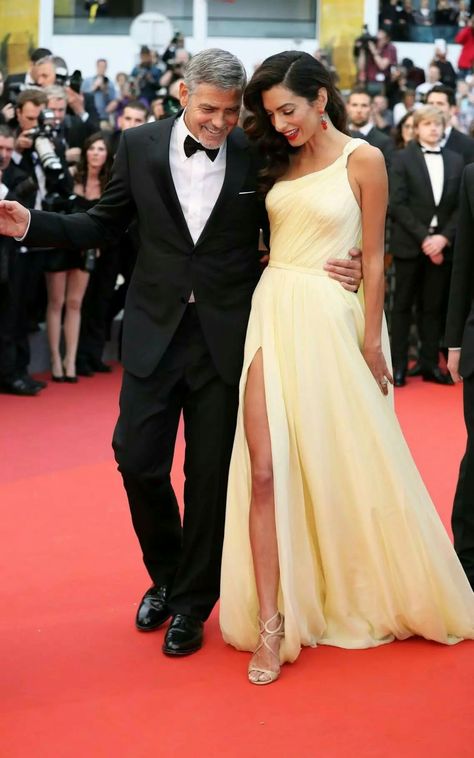 Cannes Red Carpet, Amal Clooney, Atelier Versace, Estilo Chic, George Clooney, Evening Formal, On The Red Carpet, Evening Gowns Formal, Cannes Film Festival