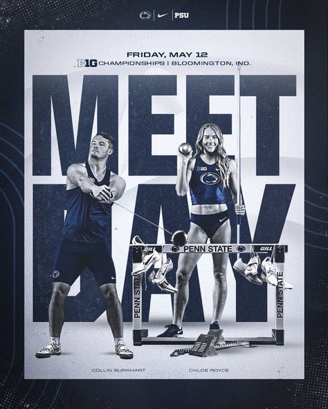 Meet Day Graphic, Track And Field Graphics, Ig Graphics, Gameday Graphics, Sports Banners, Track And Field Sports, Football Graphics, Sports Design Ideas, Soccer Season