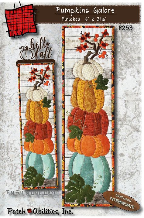 Fall Hanger, Door Fall Decor, Quilted Wall Hangings Patterns, Bittersweet Vine, Fall Quilt Patterns, Applique Wall Hanging, Basic Hand Embroidery Stitches, Hanging Quilts, Fabric Background