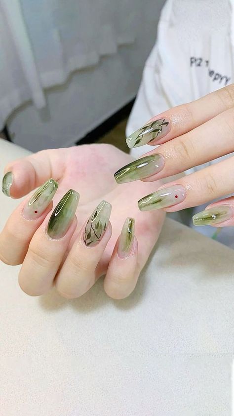 Simple Nails Green, Hair Color Ideas Asian, Nails For Men, Men Manicure, Nails Pictures, Cow Nails, Manicure Nail Designs, Asian Nails, Hello Nails