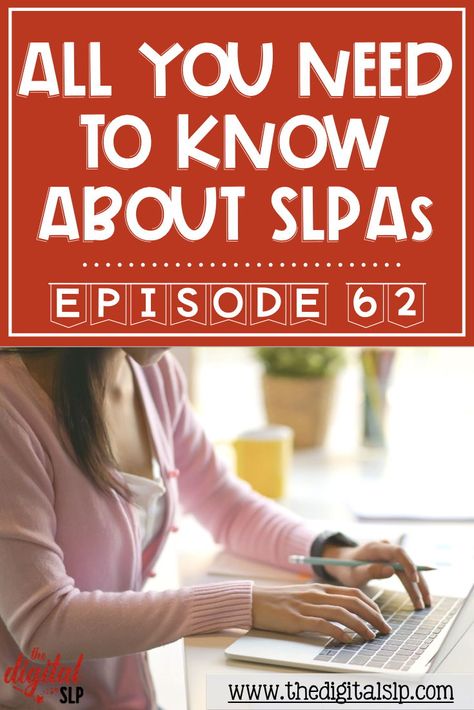 Have you ever wondered what an SLPA does? In this podcast I talk all about what an SLPA is, what the advantages are to having one, and what they can and can’t do under the direction of a speech-language pathologist. Speech Assistant, Slp Classroom, Speech Language Pathology Assistant, Speech Language Pathologist, Speech Therapy Resources, Speech Room, Therapy Resources, Speech Language Pathology, Speech Therapy Activities