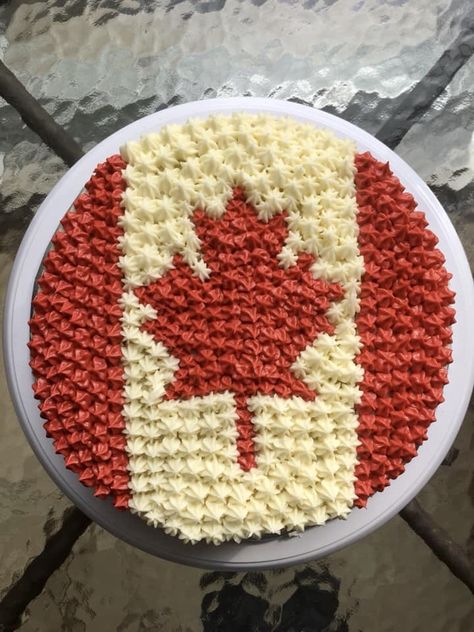 Canada Flag Cake, Flag Cake, Candy Cake, Canada Flag, Flag, Candy, Cake, Quick Saves