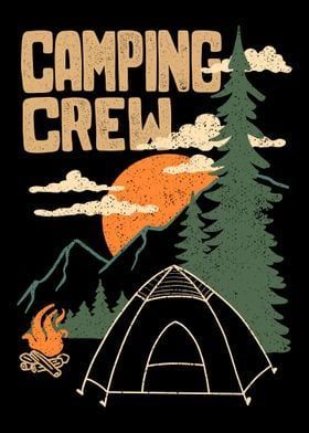 Camping illustration Vintage Camp Poster, Camp Typography, Camping Graphic Design, Vintage Camping Aesthetic, Camping Poster Design, Camp Poster Design, Camp Tshirt Designs, 90s Camp, Camp Poster