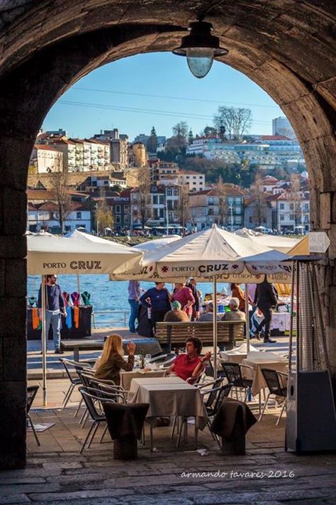 Porto terraces near Douro's riverbancks #Portugal Porto Wine, Porto Travel, Eilean Donan, Portuguese Culture, Visit Portugal, Portugal Travel, Spain And Portugal, Porto Portugal, Travel Sites