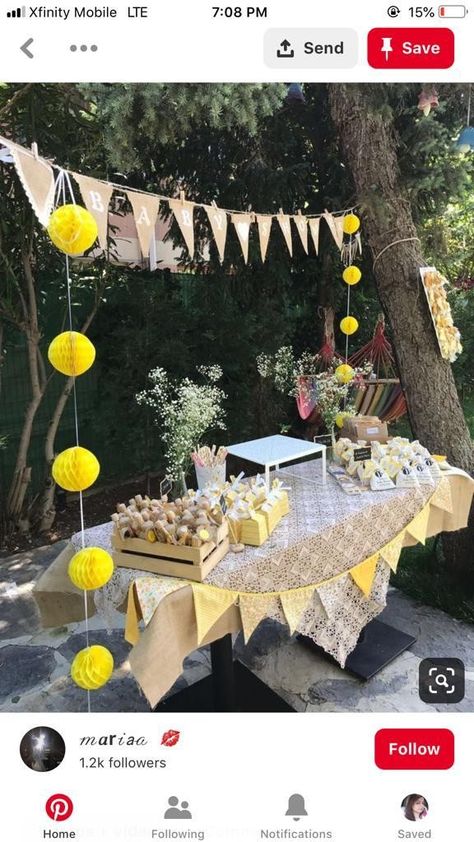 Fiesta Shower, Picnic Birthday Party, Deco Champetre, Daisy Party, Outdoor Baby Shower, Baby Shower Girl, Picnic Birthday, Fiesta Baby Shower, Garden Parties