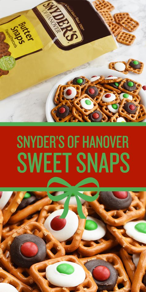 Sweet Snaps make a sweet chocolate pretzel treat. Pretzel Snaps Treats, Snaps Pretzels, Xmas Snacks, Coated Pretzels, Sweet December, Easy Christmas Candy Recipes, Xmas Recipes, Pretzel Treats, Tiger Tails