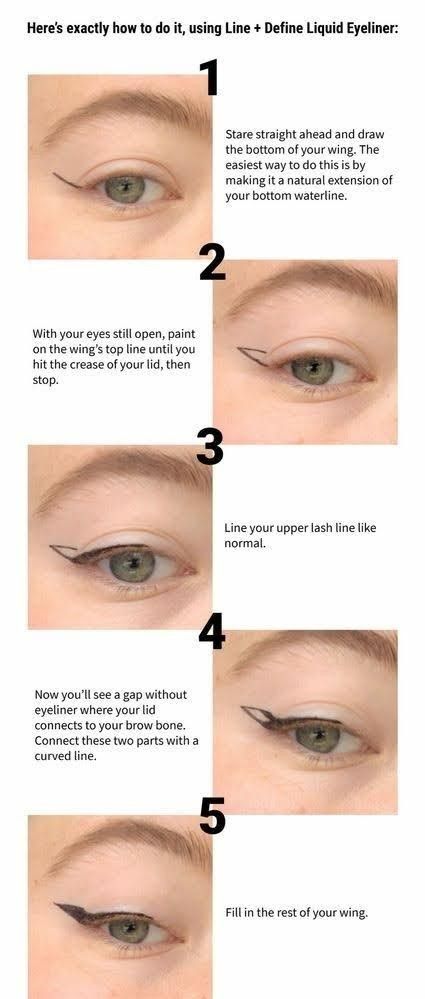 Eyeliner For Hooded Eyes Natural, Double Eyelids Eyeliner, Makeup For Round Eyes Eyeliner, Aesthetic Makeup Hooded Eyes, Fun Eyeliner For Hooded Eyes, Fairy Makeup Hooded Eyes, How To Do Eyeliner For Hooded Eyes, Eyeliner Ideas For Hooded Eyes, Easy Eyeliner For Hooded Eyes