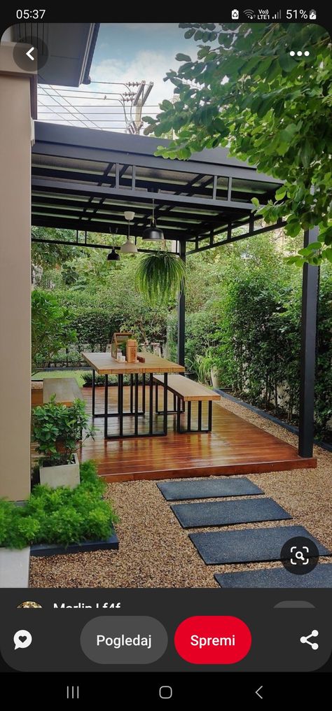 Small Backyard Garden Design, Home Designs Exterior, Small Backyard Gardens, Modern House Exterior Design, House Exterior Design, Home Garden Design, House Outside Design, Terrace Design, Backyard Garden Design