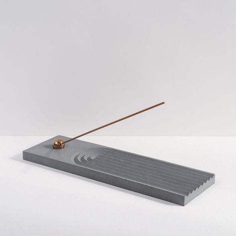 The Ridge Extends incense holder by @kinobjects. . . #imintoconcrete #lifestyleconcrete #incense #incenseburner #incenseholder #minimaldesign #minimaldecor #moderndecor #concretedecor #concretelovers #interiordesign #minimal #homedecor Modern Minimalist Home Decor, Concrete Ideas, Incense Burner Holder, Ceramic Incense Holder, Ceramic Incense, Modern Minimalist Home, White Oak Wood, Geometric Forms, Concrete Projects