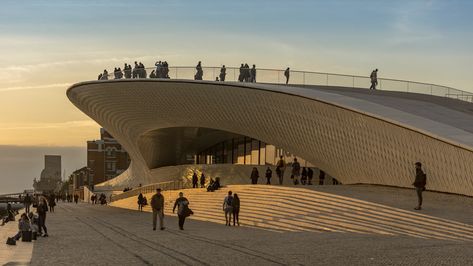 Amanda Levete wins 2018 Jane Drew Prize for women in architecture Lisbon Museum, Dezeen Architecture, Amanda Levete, Temporary Architecture, Auditorium Design, Timelapse Video, Sydney Hotel, Tower Building, Alternative Art