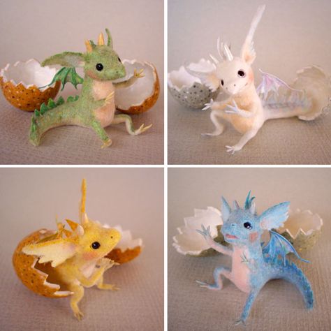 Fantasy Needle Felt Felt Dragon, Baby Dragons, Baby Mobil, X Stitch, Felt Fairy, Needle Felting Tutorials, Dragon Toys, Needle Felting Projects, Felted Animals