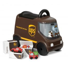 Ups Truck, Cool Kids Toys, Under Seat Storage, Mommie Dearest, Wooden Cars, Elephant Ride, Ups Delivery, Delivery Truck, Radio Flyer